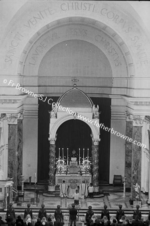 ST PETER & PAULS SANCTUARY & GUARD OF HONOUR DURING HOLY HOUR & BENEDICTION